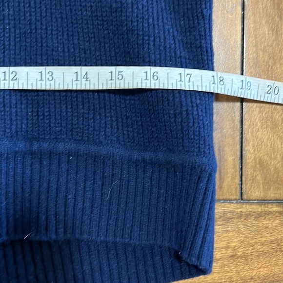 Athleta Navy Wool/Cashmere Relaxed Fit Pullover Sweater Size XXS - Picture 8 of 12